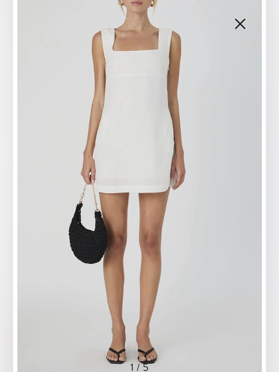 French Connection Dresses & Skirts - French Connection Birdie Square Neck Minidress, White, size 4